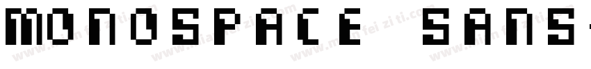 monospace Sans字体转换